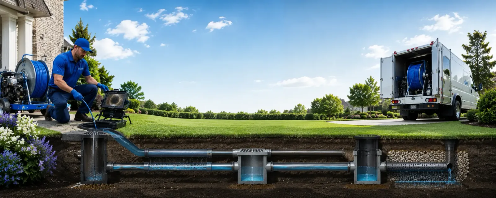 Outdoor drain cleaning information for Sanders, AZ
